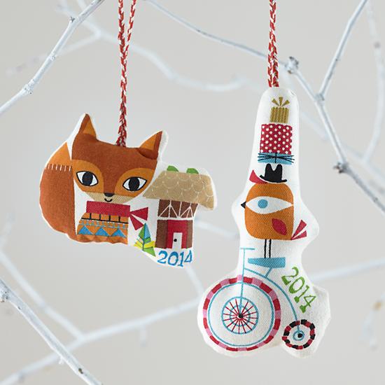 Land of Nod 2014 Wilder Life Ornaments