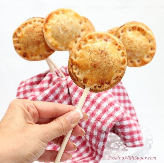 Cherry Pie Pops 