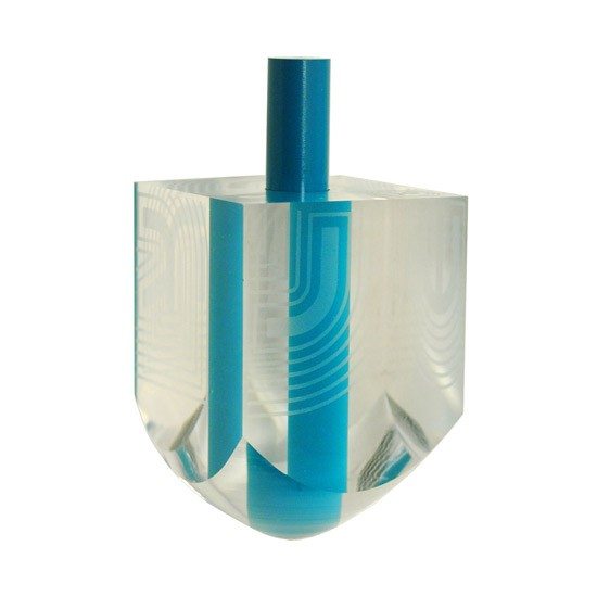 Acrylic and Wood Dreidel