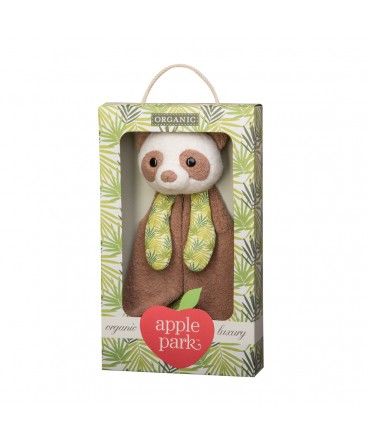 Apple Park Organic Patterned Panda Blankie