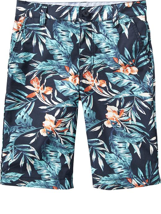 Old Navy Boys Poplin Bermudas