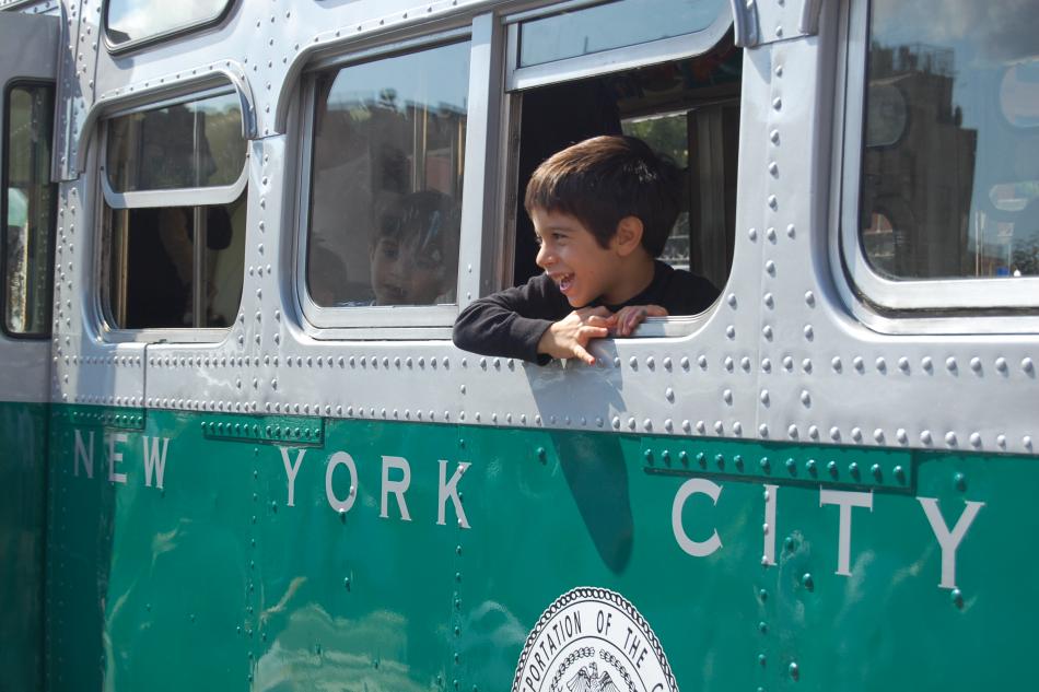 New York Transit Museum Vintage Bus Bash on Governors Island