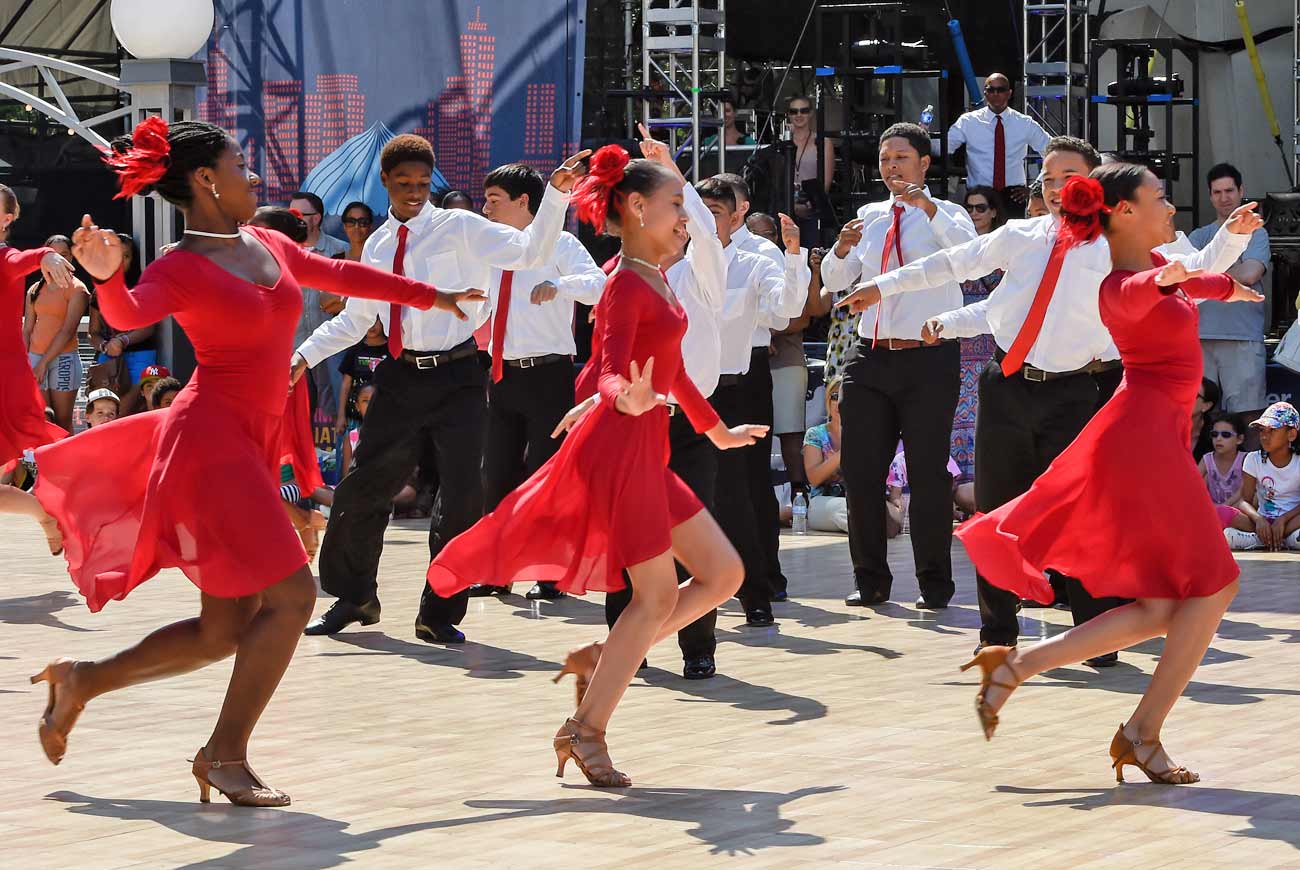 Midsummer Night Swing: LC Kids Dance in Damrosch Park