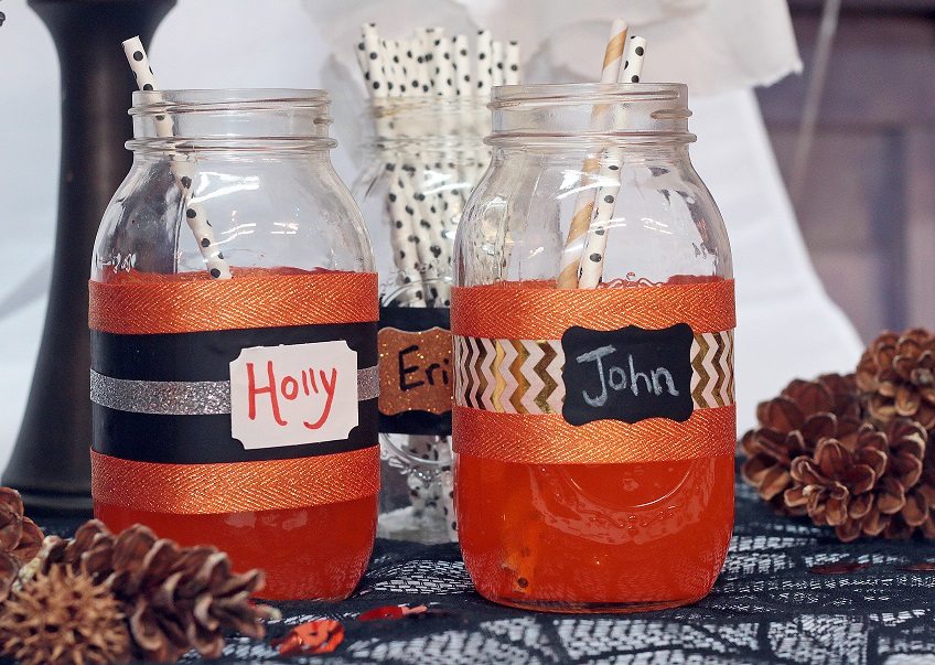 Embellished Ball Jars