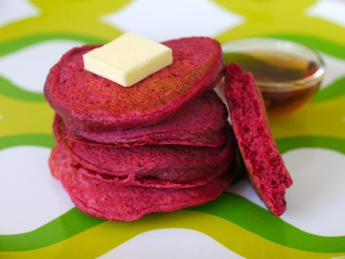 Red Beet Pancakes