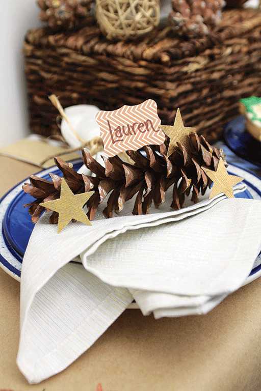 Pinecone Place Cards