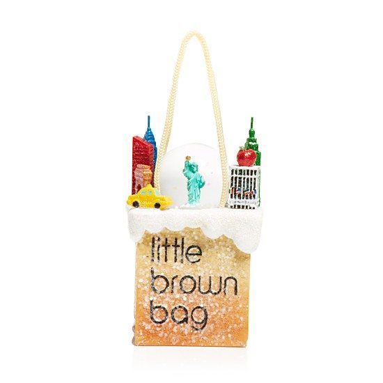 Bloomingdale's Little Brown Bag New York Ornament