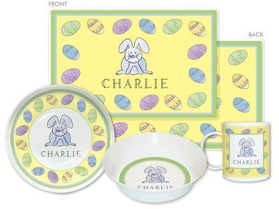 Stationery Studio Bunny 4-Piece Dinnerware Set