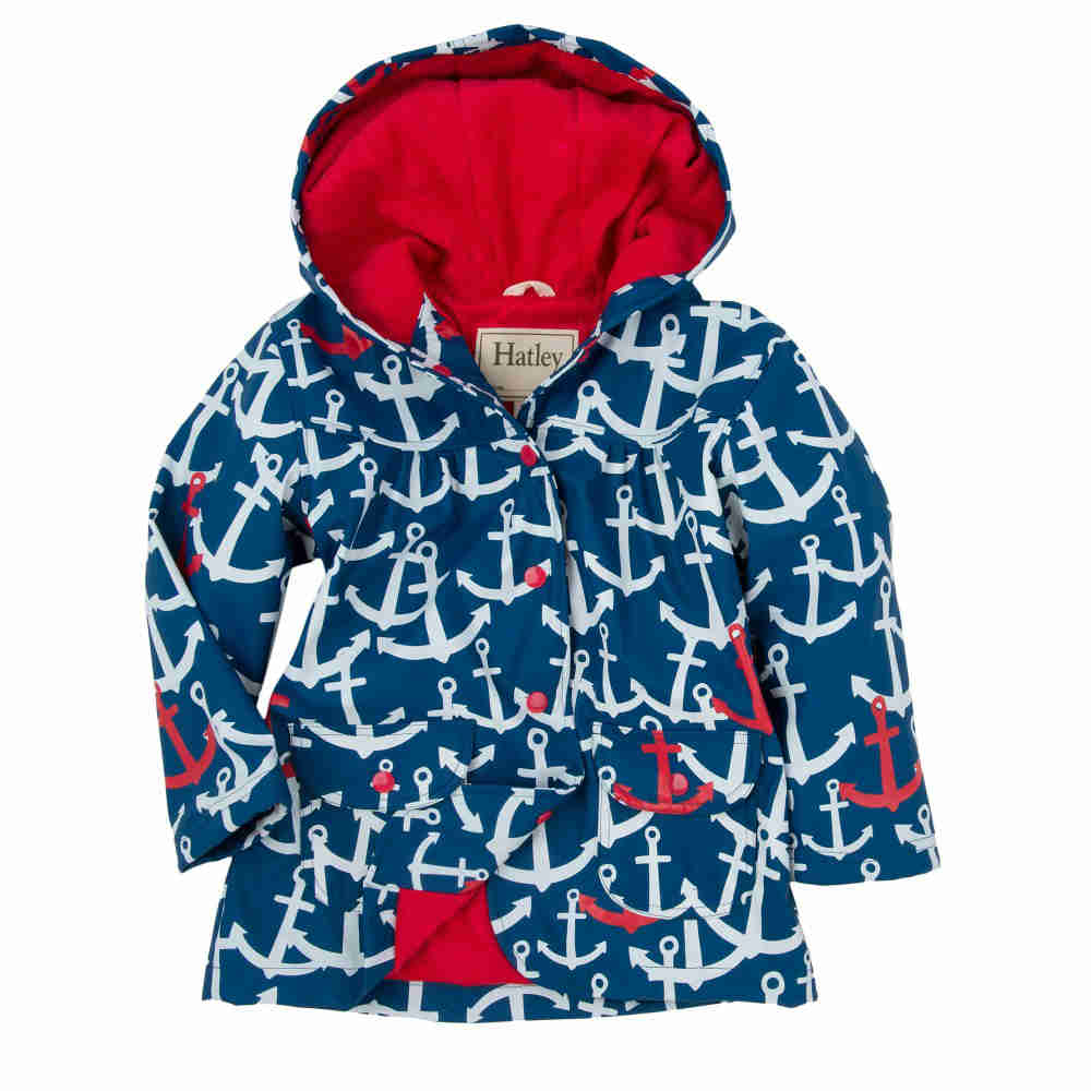 Hatley Scattered Anchors Raincoat