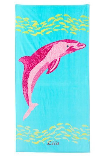 Lands’ End Kids Graphic Beach Towel