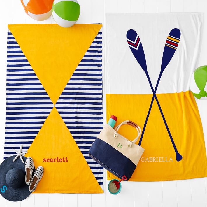 Mark and Graham Printed Beach Towel