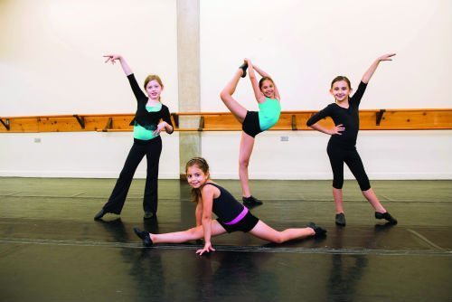 From left: Olivia Gianettino, 7, Lauren Brumer, 8, Ana Garcia, 11, and Rebecca Stanwood, 7, Lucy Moses School at the Kaufman Music Center