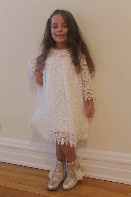 Chasing Fireflies: Girls Dreamy Lace Dress
