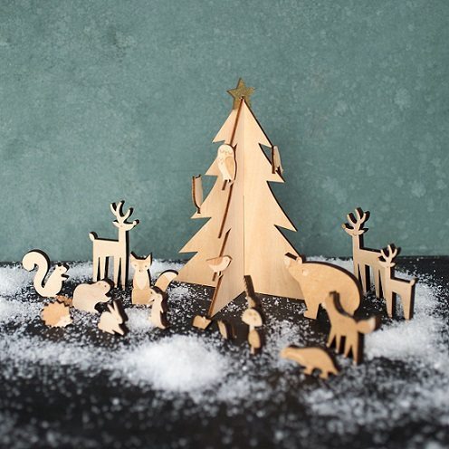 Birch Woodland Advent Calendar from Terrain