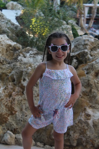 Perfect romper for a romp on the beach by Jean Bourget