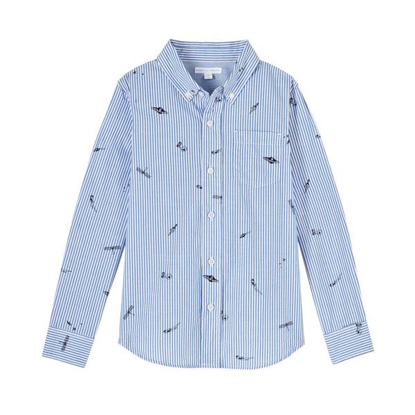 Rockets of Awesome Space Stripe Button Down