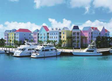 Harborside with yachts