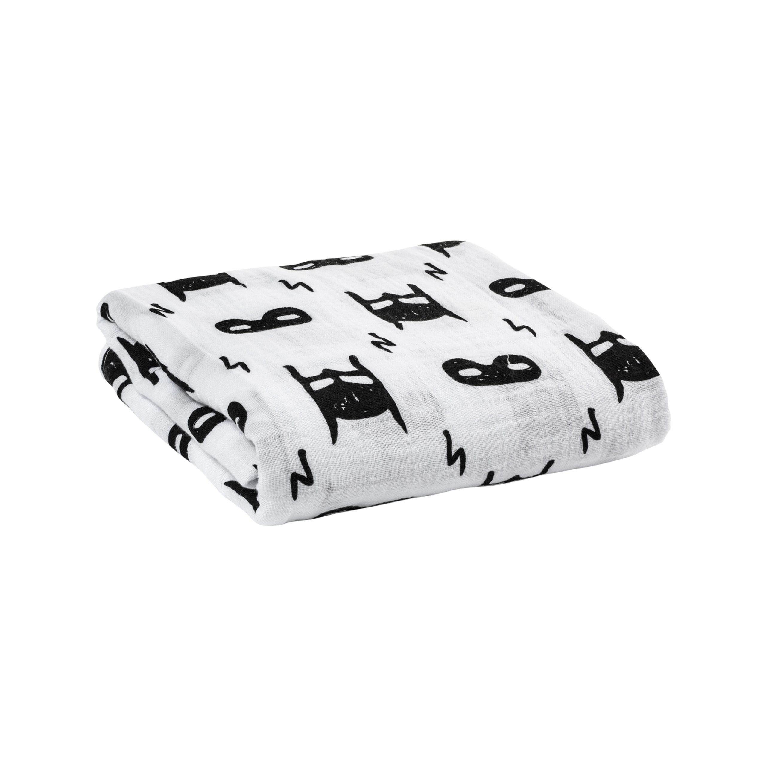 Modern Burlap Hero Organic Cotton Muslin Swaddle from Maisonette