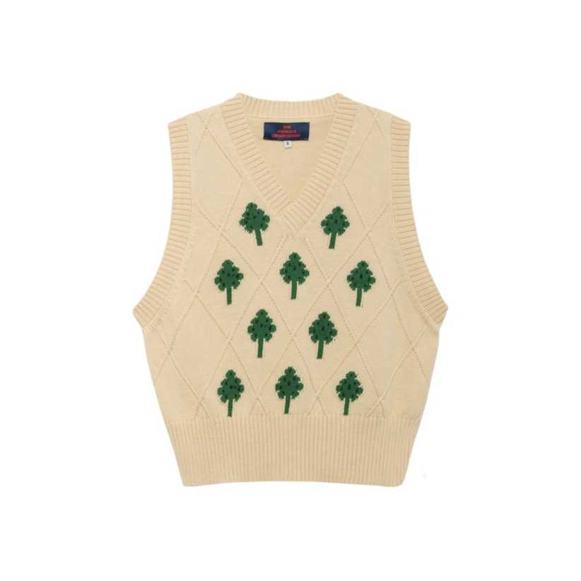 Animals Observatory Chick Vest, Green Grass 