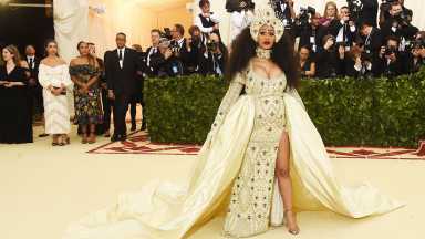 Cardi B pregnant at the met gala