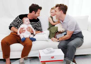 Nate Berkus and Jeremiah Brent with their childre