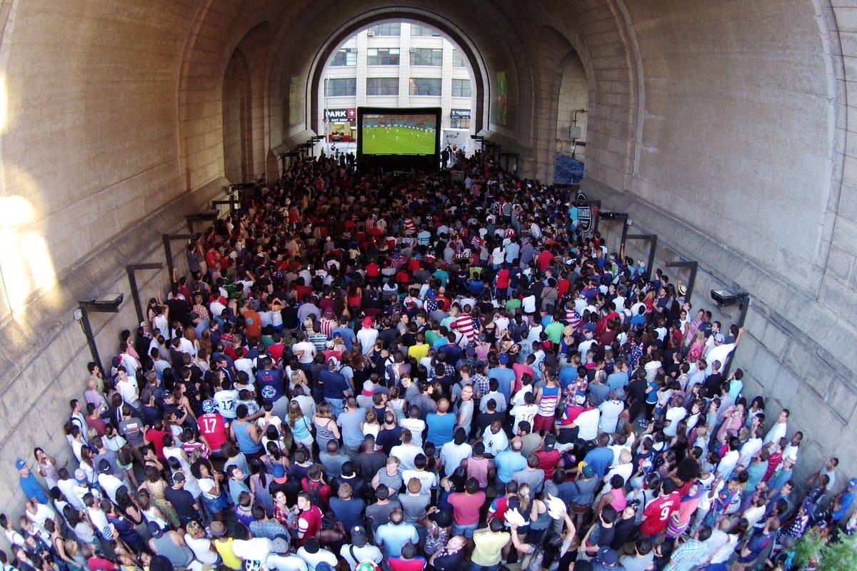World Cup Screening In DUMBO