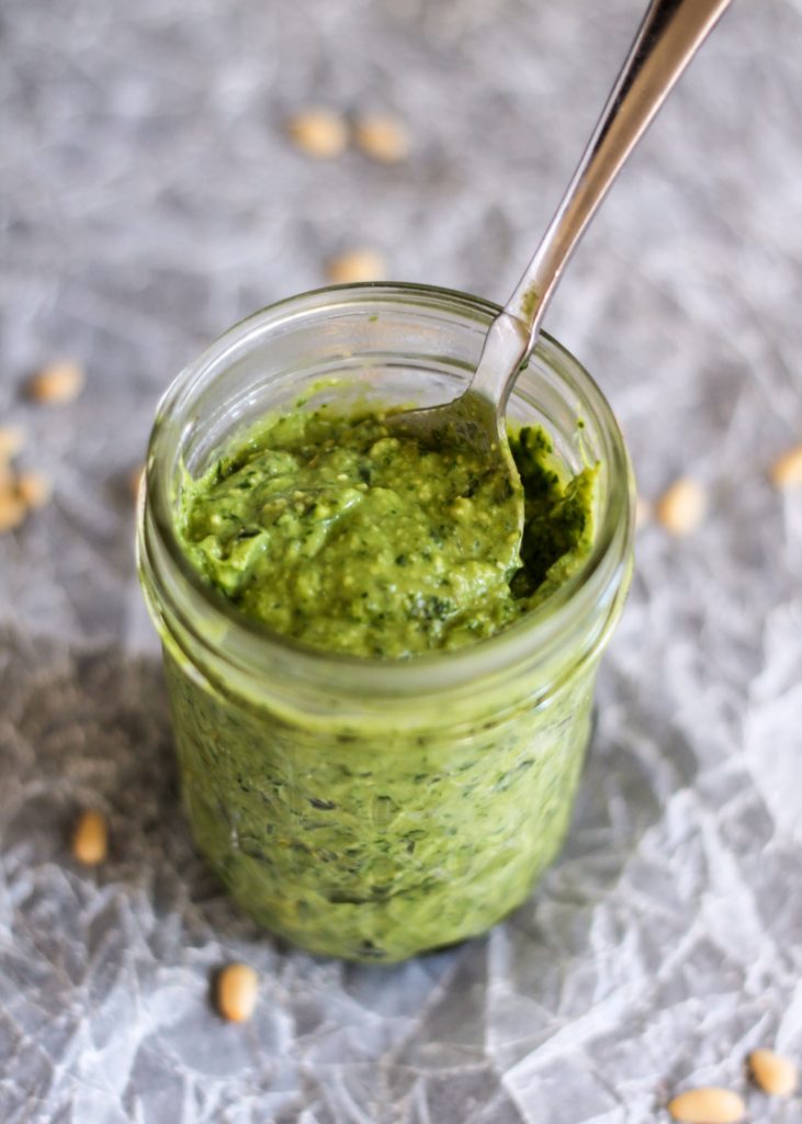 Green, On Green, On Green: Avocado Pesto Zoodles 