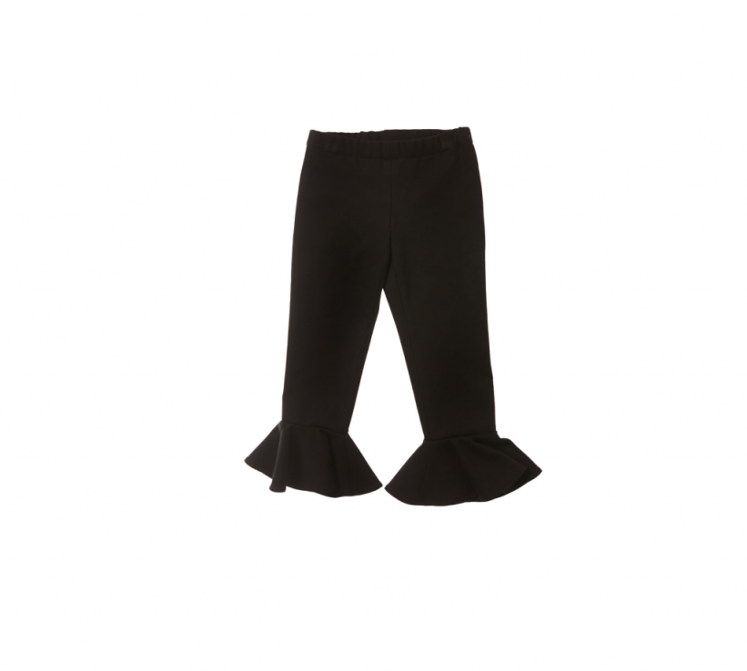 MILLY Minis Ponti Jersey Cropped Flare Pant