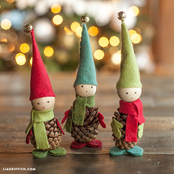 Pine Cone Elves