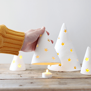 Porcelain Holiday Tree Lights