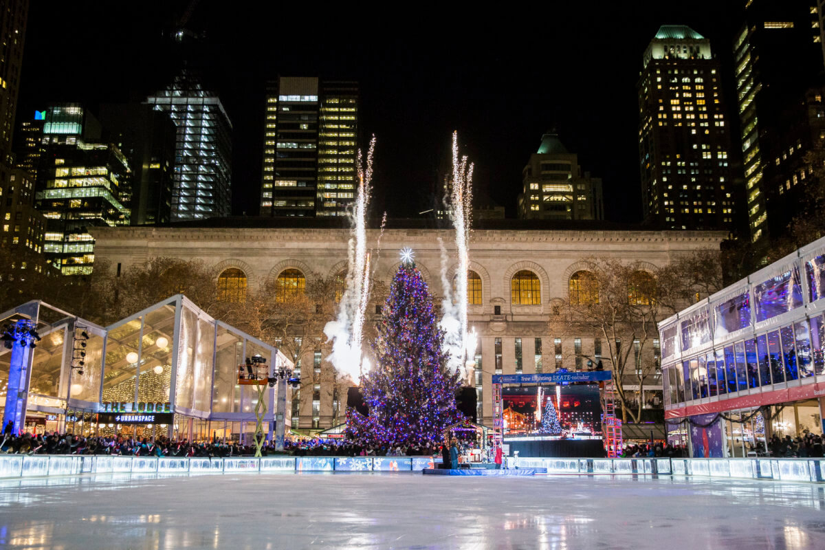 Bryant Park Tree Lighting