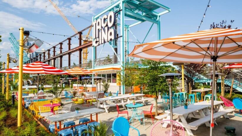 Tacocina restaurant at domino park