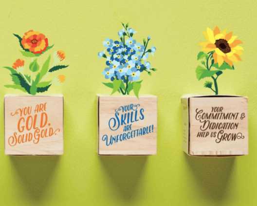 Appreciation Plant Cube