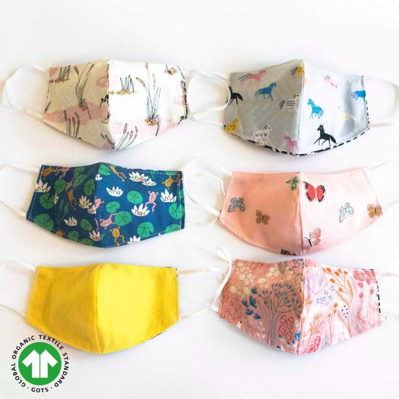 Organic Cotton 3D Mask: Washable and Reusable