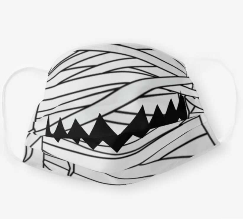 Scary Mummy Halloween Cloth Face Mask