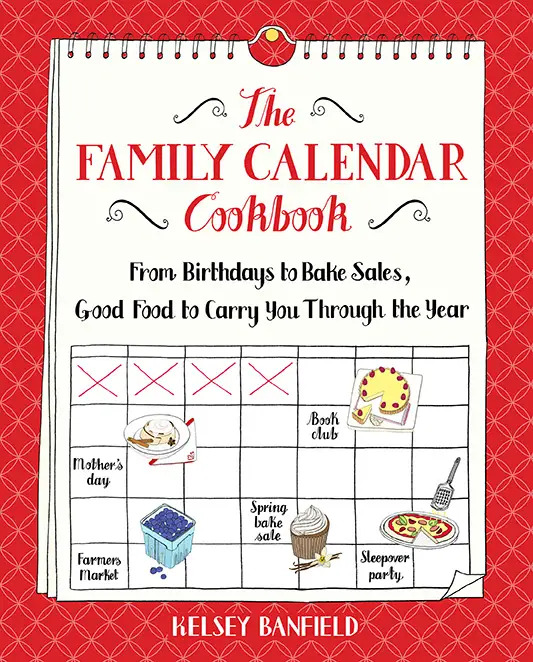 family calendar cookbook