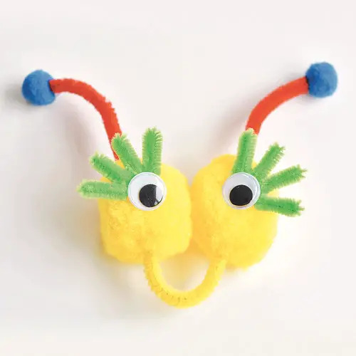 pom pom hand puppet diy step 8 pom pom hand puppet diy step 8