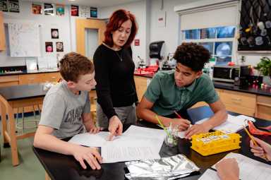 Friends Academy is a middle school rooted in Quaker pedagogy, which means that the school teaches students to see and share the unique light that is in themselves and in others.